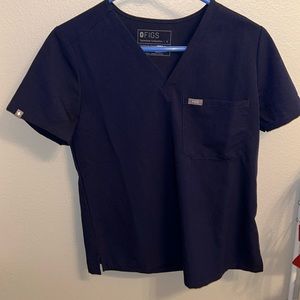 Navy FIGS Catarina Scrub Top